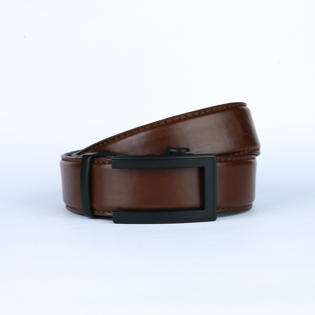 Classic Black - Top Grain No Hole Leather Belt