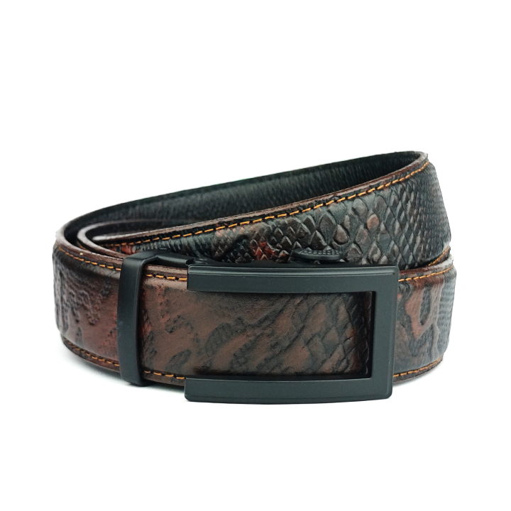 Classic Black - Top Grain No Hole Leather Belt