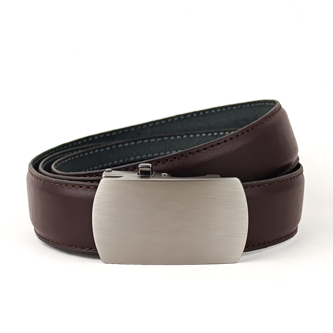 Platinum Hue - PU Leather Plain Brown