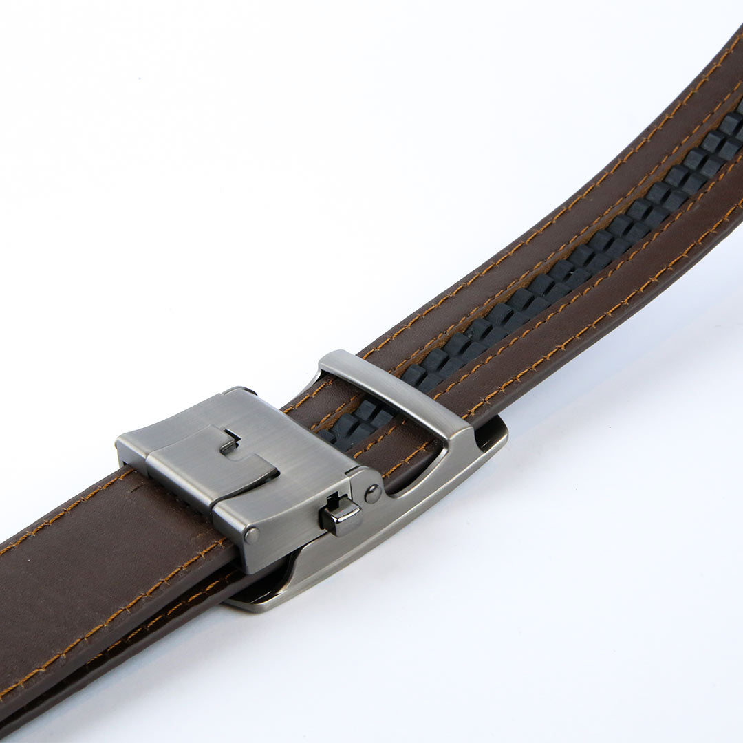 Platinum Hue - PU Leather Plain Brown