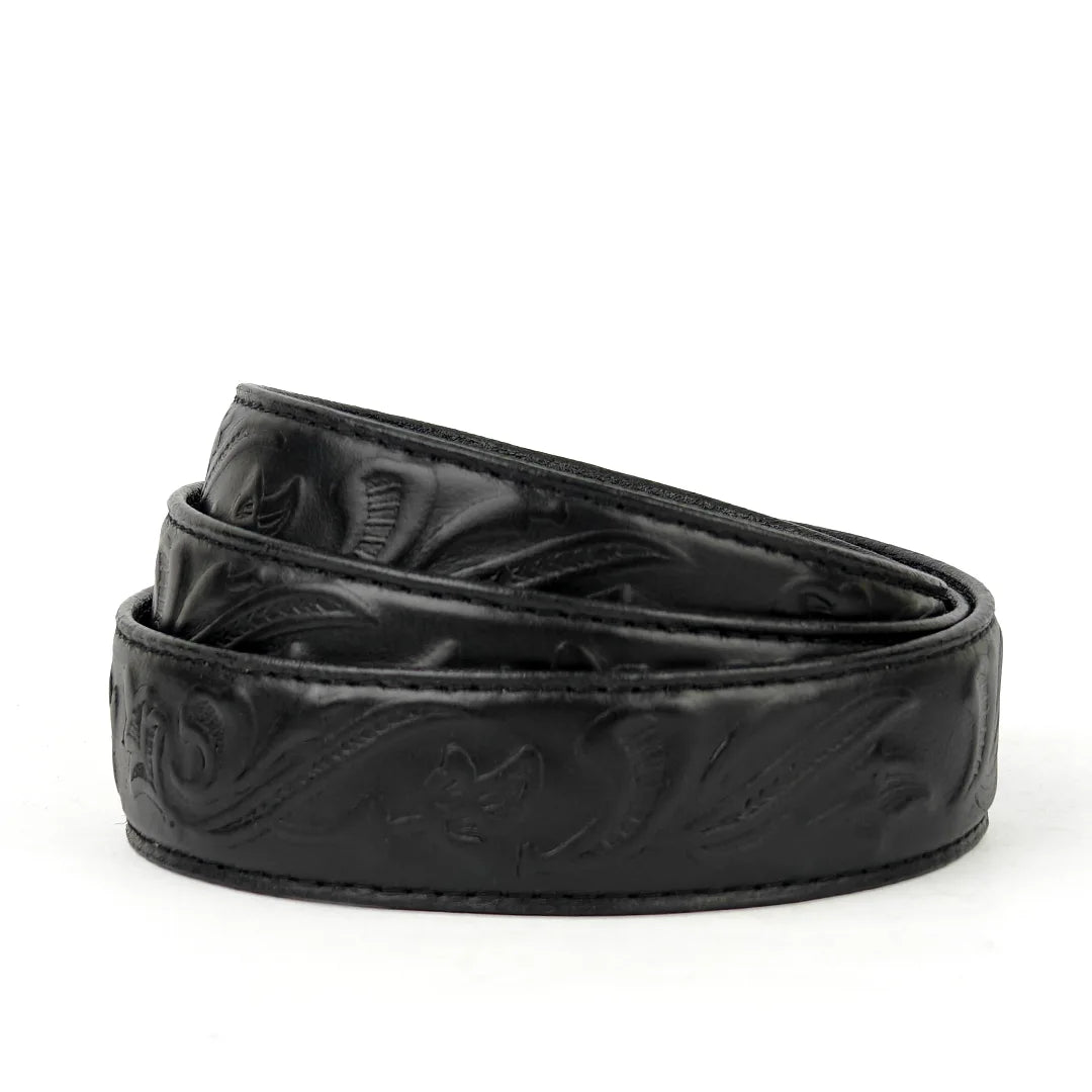 Textured Black- Top Grain Leather