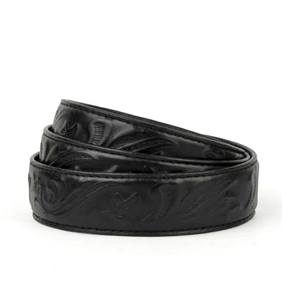 Textured Black- Top Grain Leather