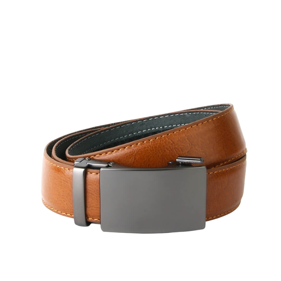Gun Metal - PU Leather Belt
