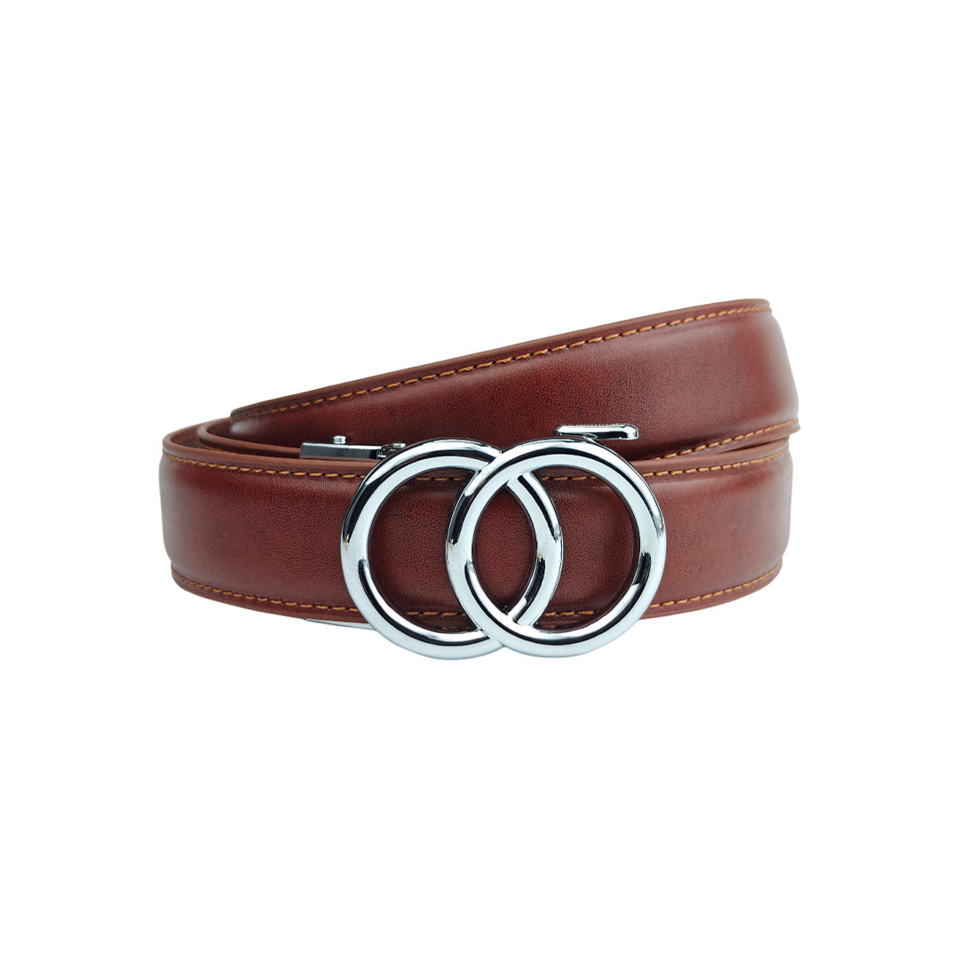 Chrome Halo Rust - No Hole Slim Belt