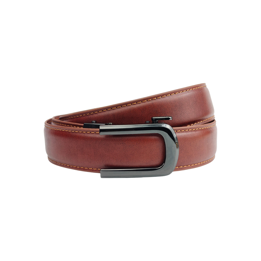 Noir Dune Rust - No Hole Slim Belt