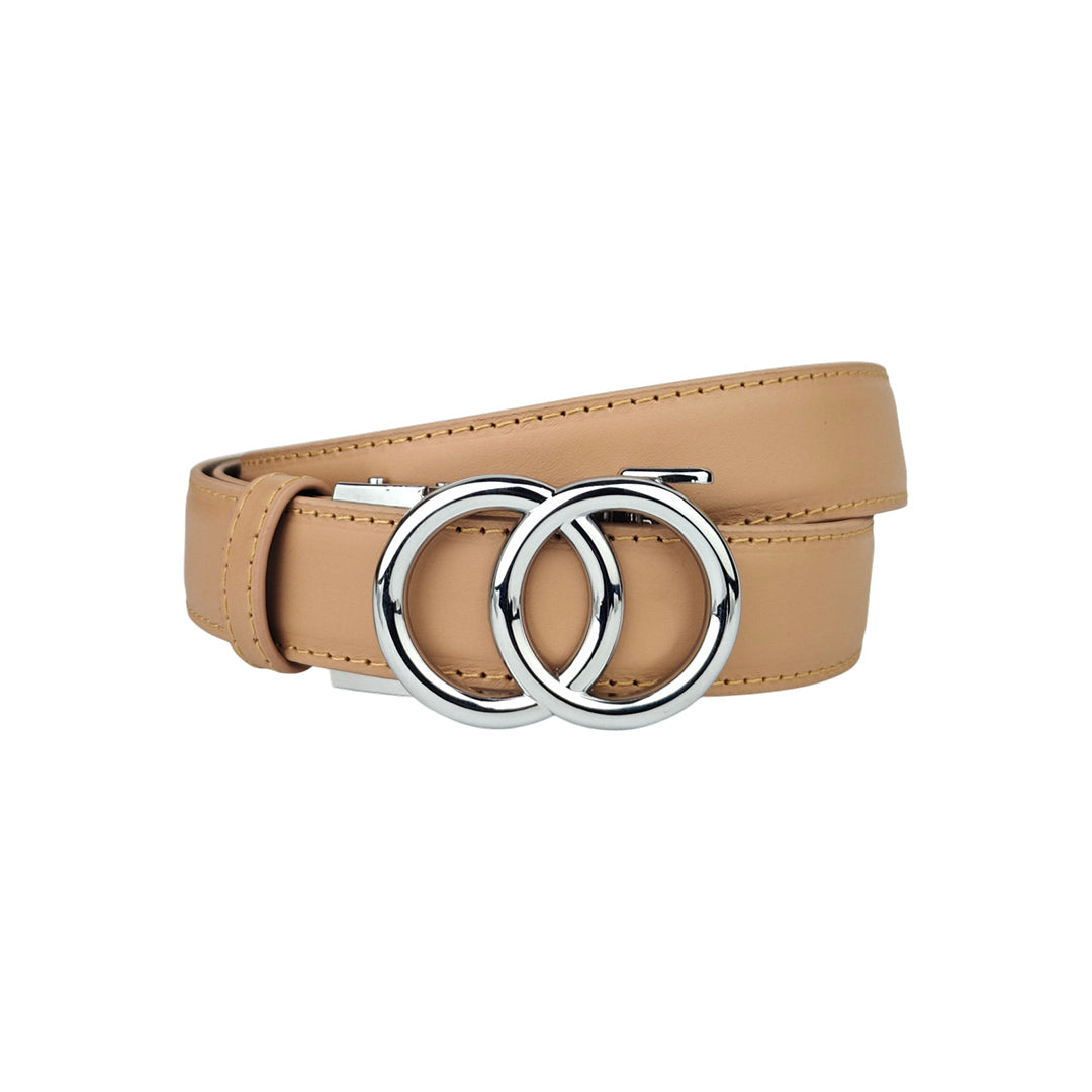 Chrome Halo Nude - No Hole Slim Belt