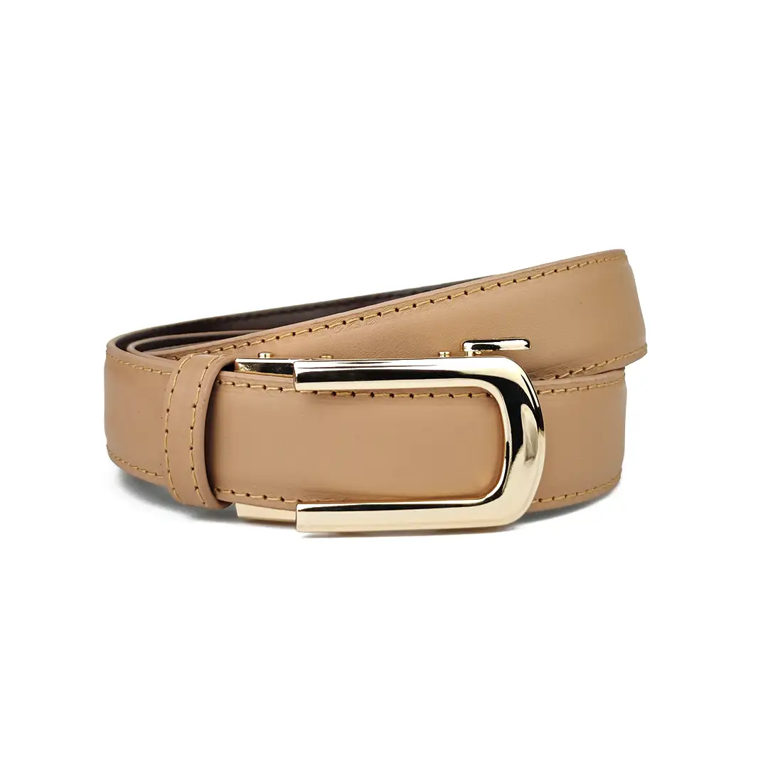 Gold Dune Nude - No Hole Slim Belt