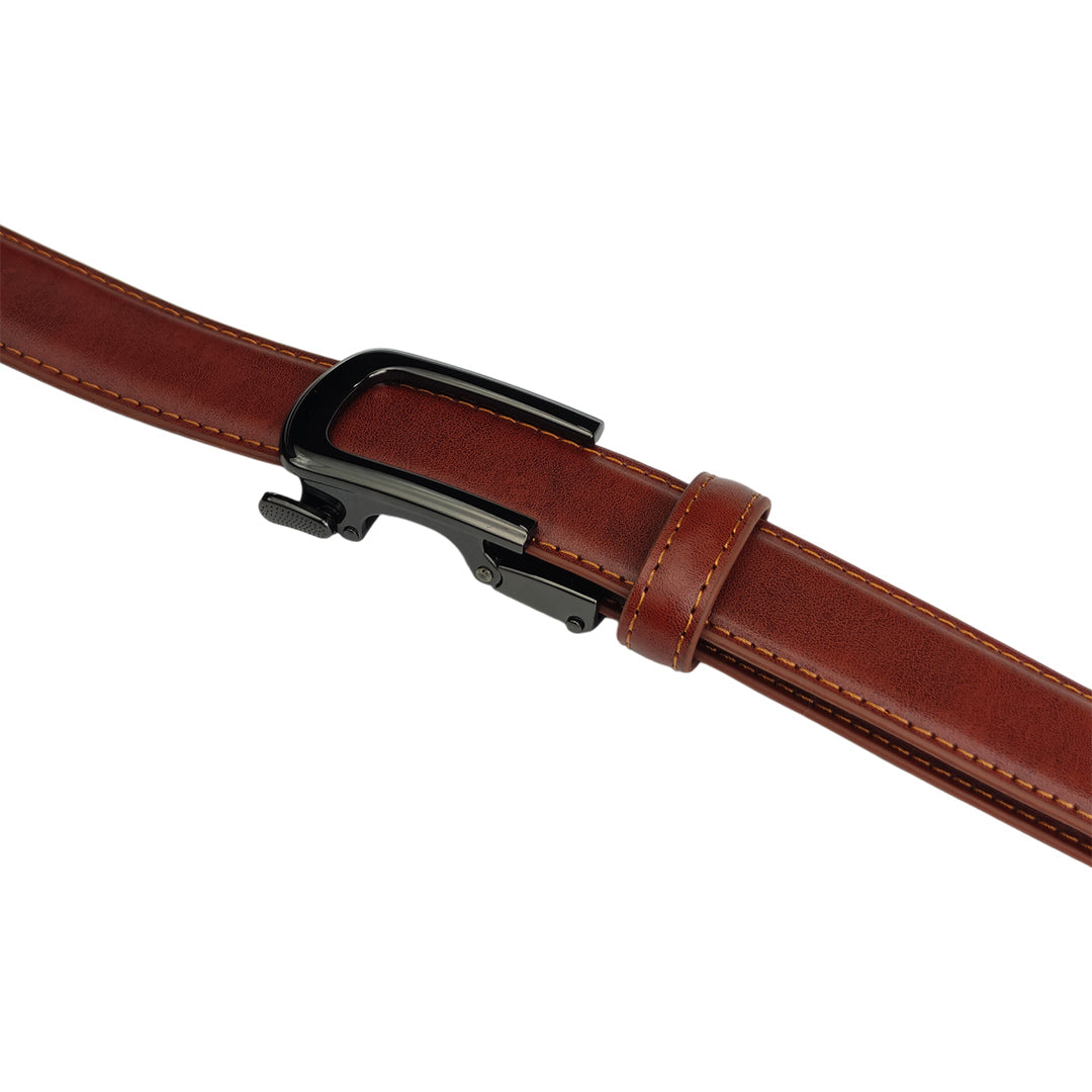Noir Dune Rust - No Hole Slim Belt