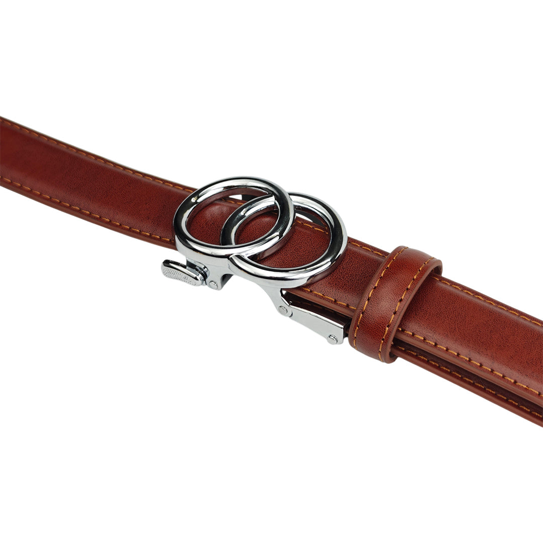 Chrome Halo Rust - No Hole Slim Belt