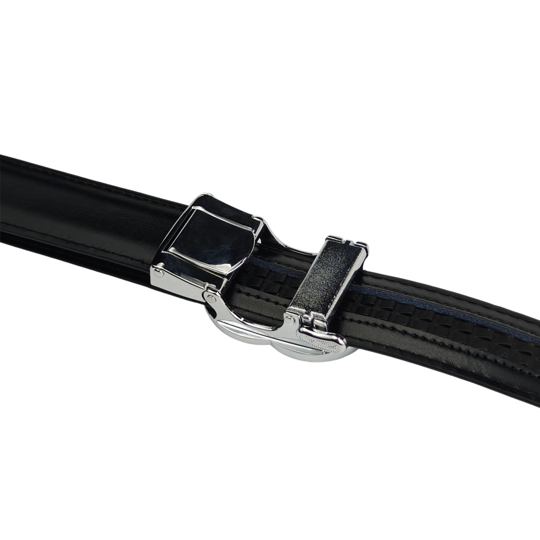 Chrome Halo Black- No Hole Slim Belt