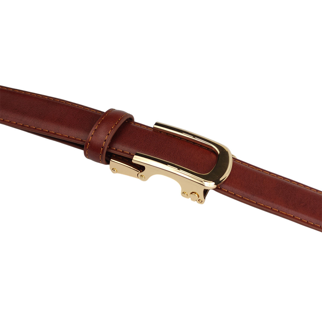 Gold Dune Rust - No Hole Slim Belt