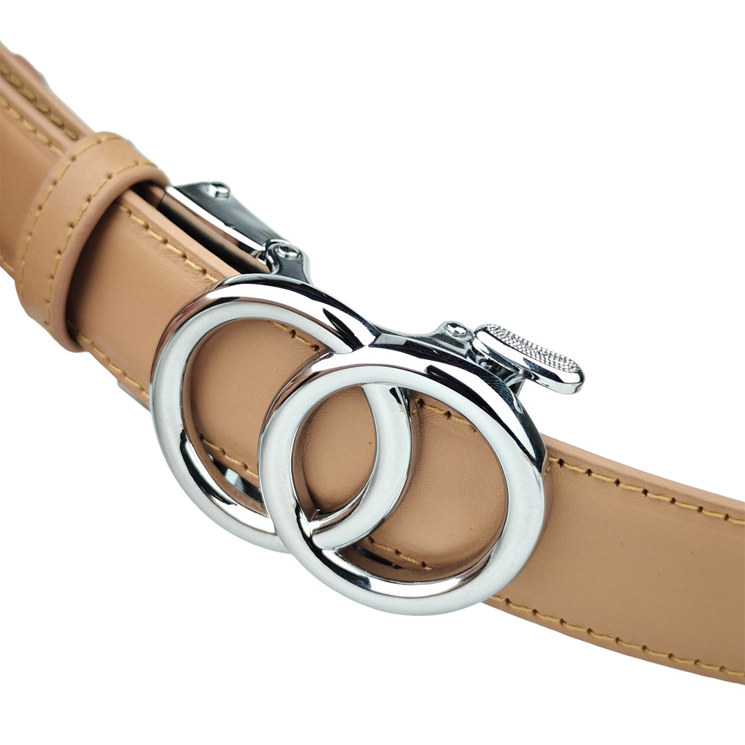 Chrome Halo Nude - No Hole Slim Belt