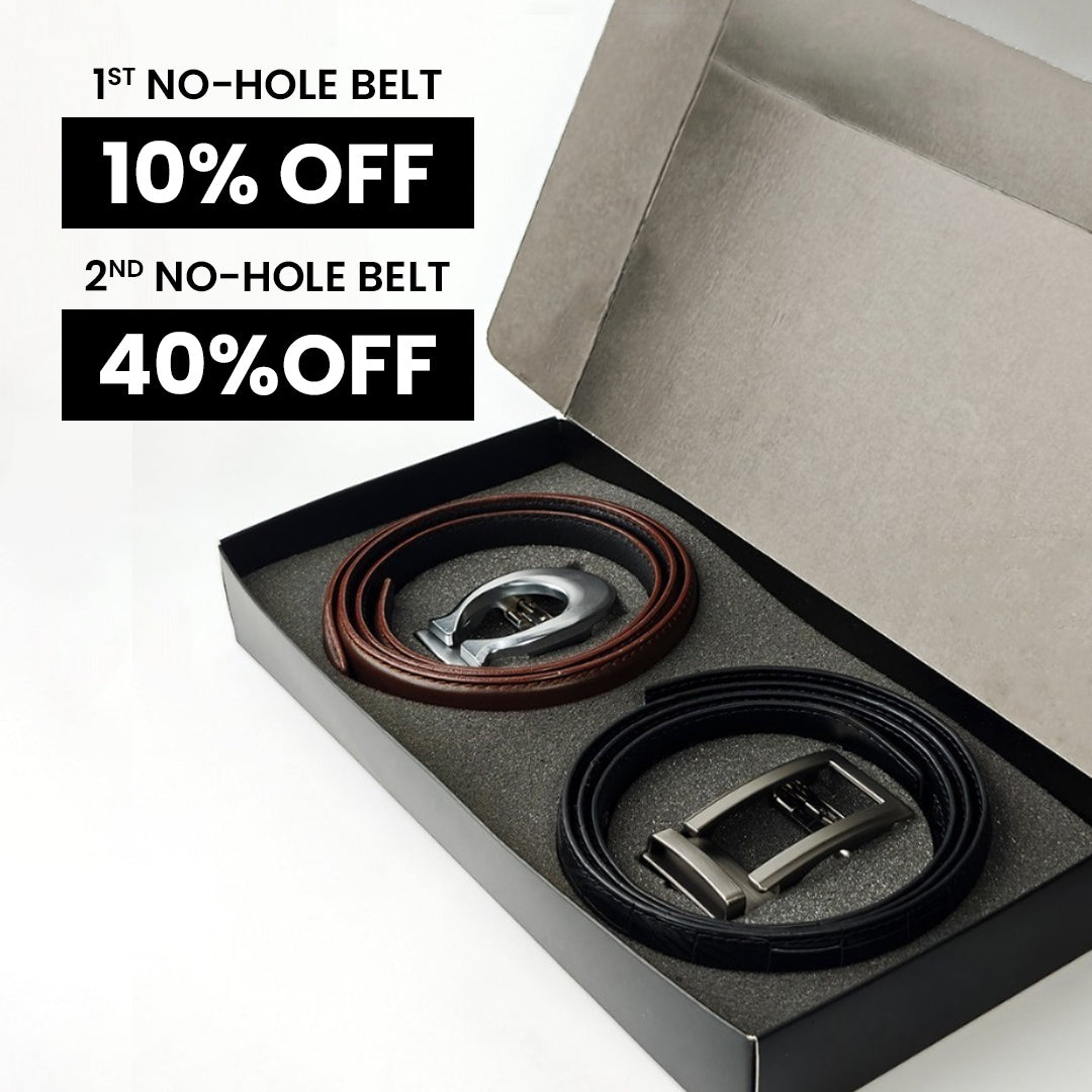 Double up Bundle - No Hole Belts