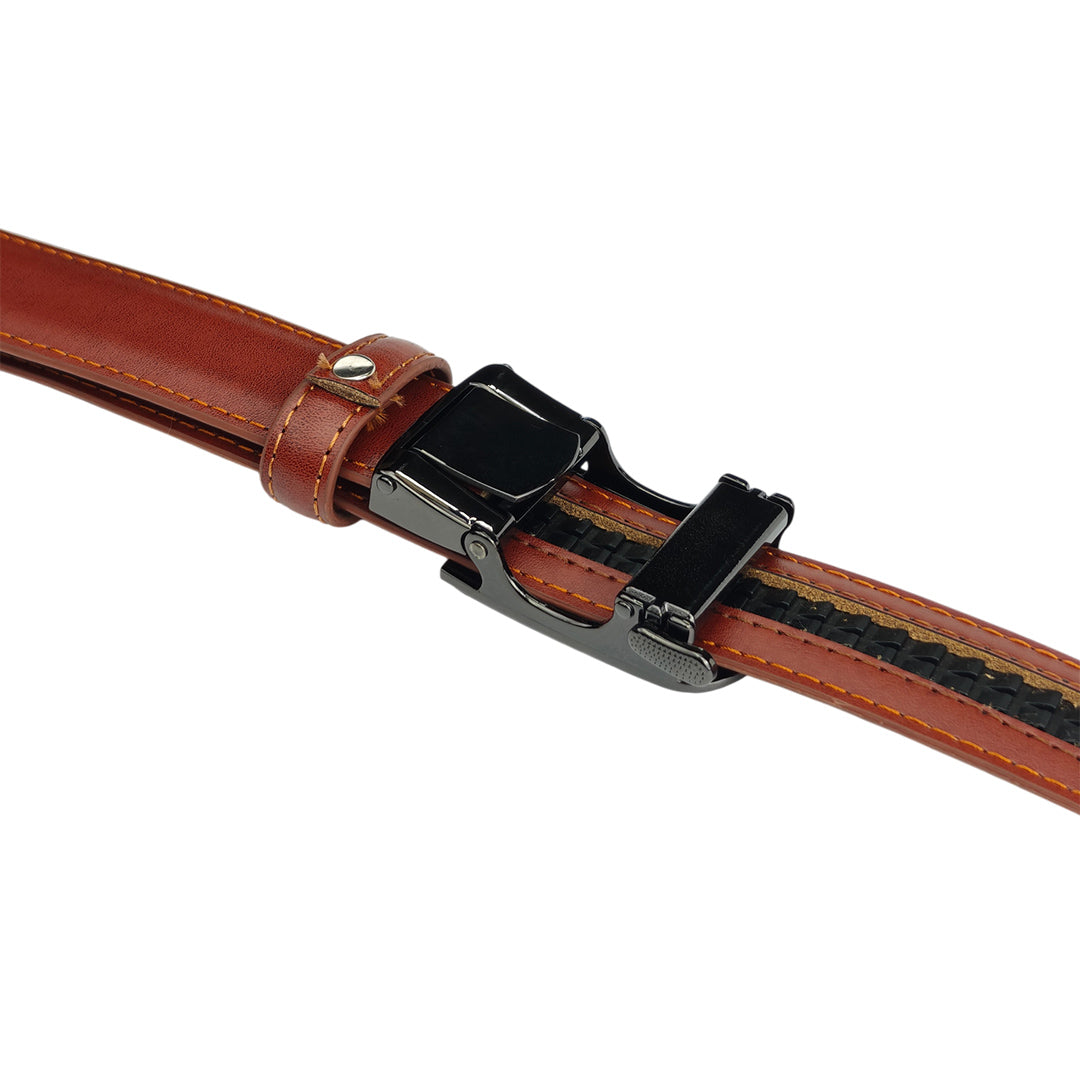Noir Dune Rust - No Hole Slim Belt