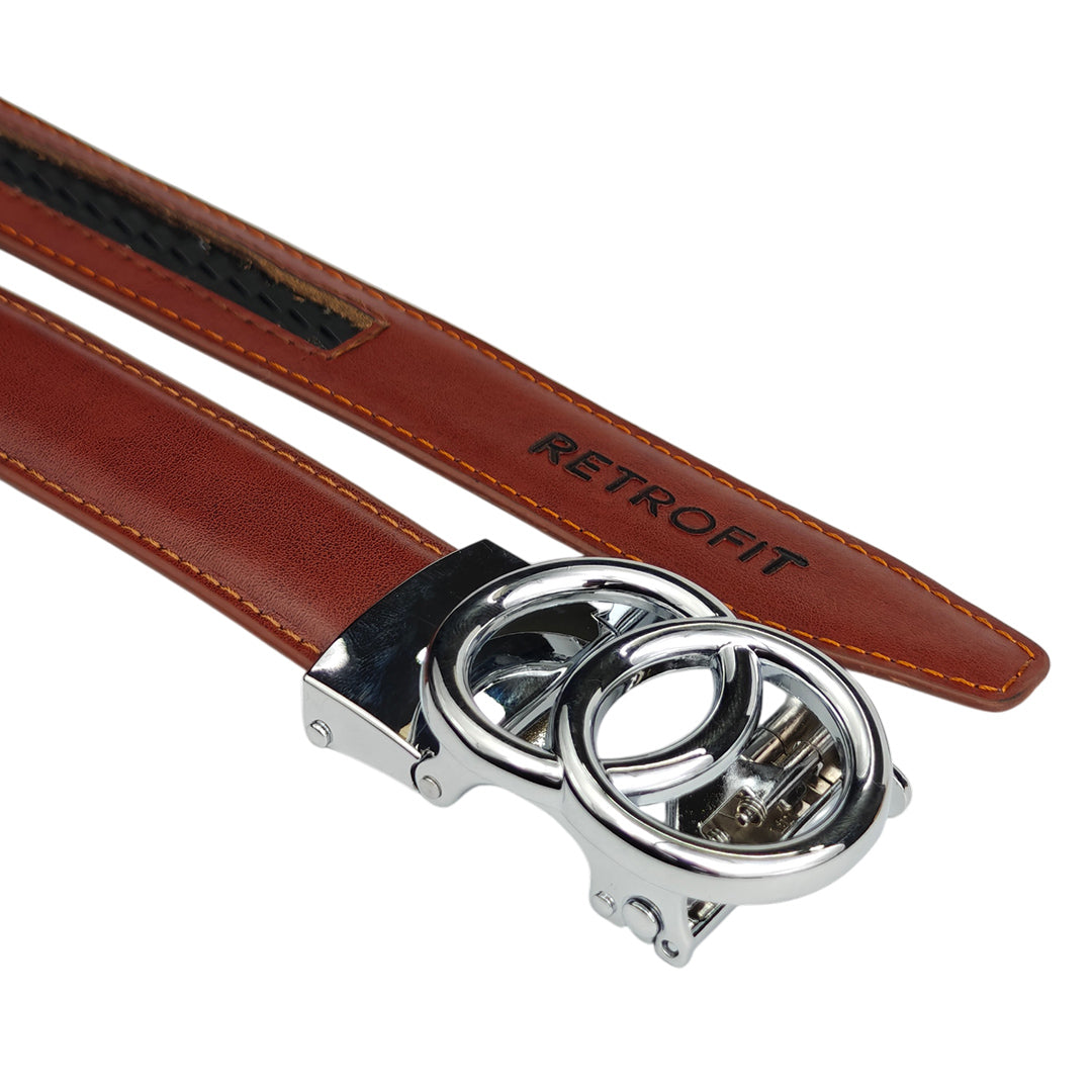 Chrome Halo Rust - No Hole Slim Belt