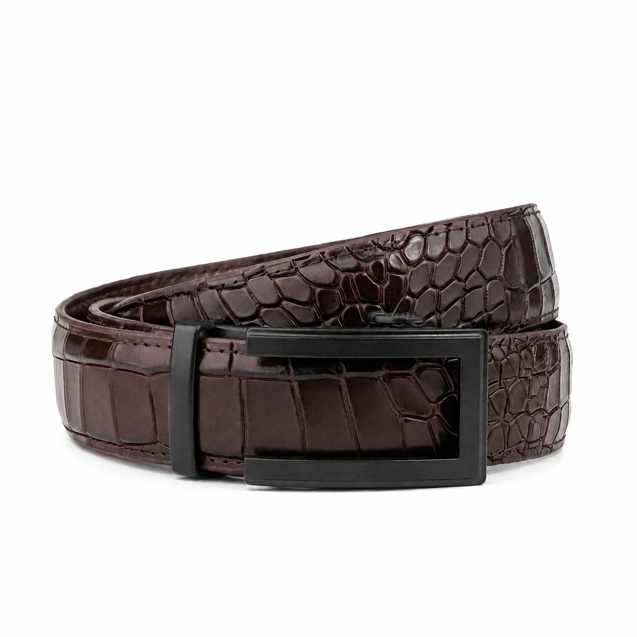 Classic Black - Top Grain No Hole Leather Belt