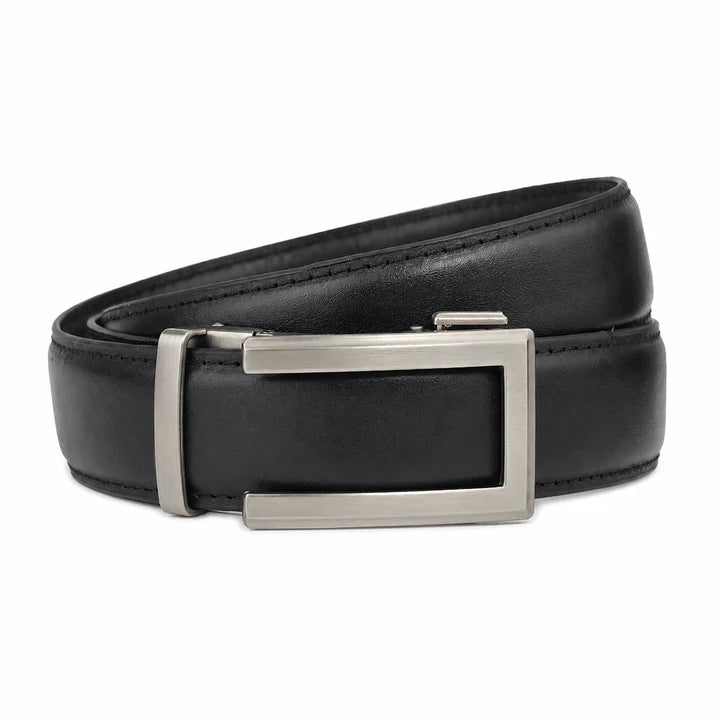 Classic Champagne- Top Grain No Hole Leather Belt