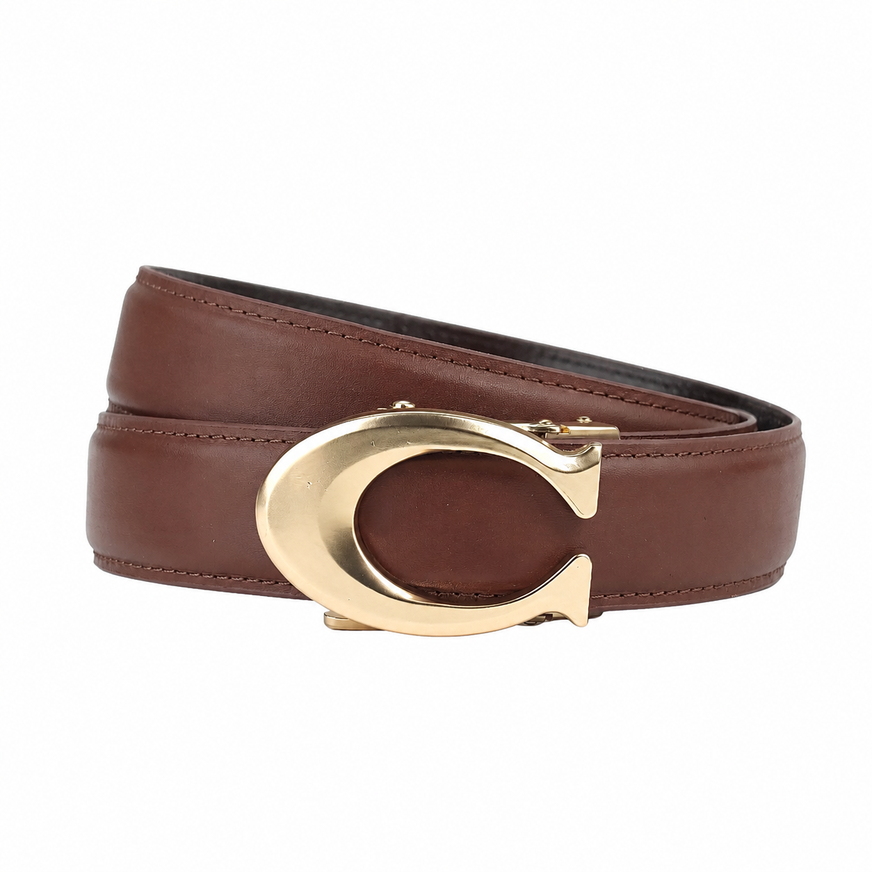 Curvy Gold- Top Grain Leather