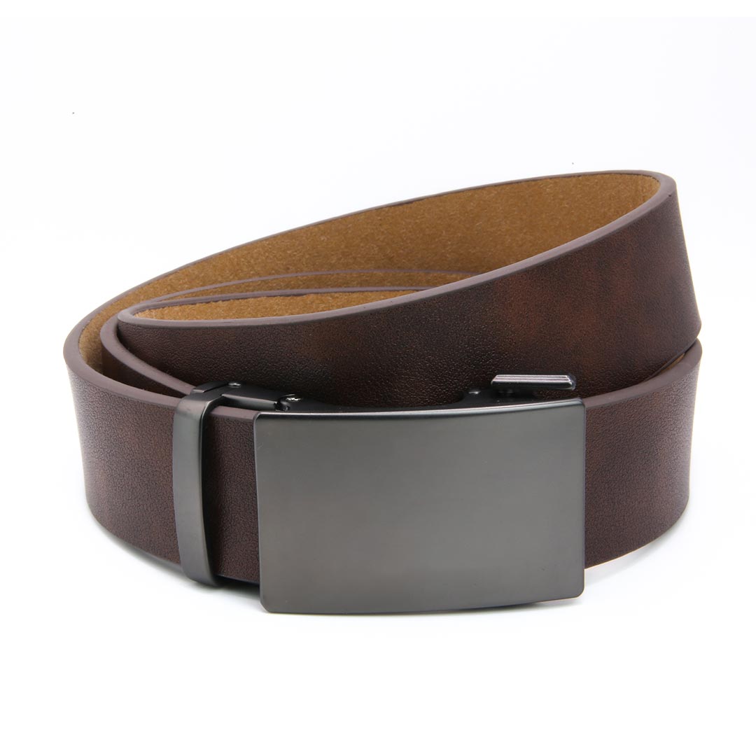 Gun Metal - PU Leather Belt