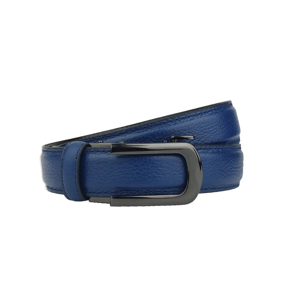 Noir Dune Sapphire- No Hole Slim Belt