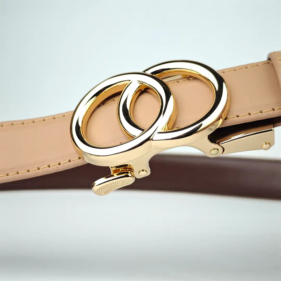 Gold Halo Nude -No Hole Slim  Belt