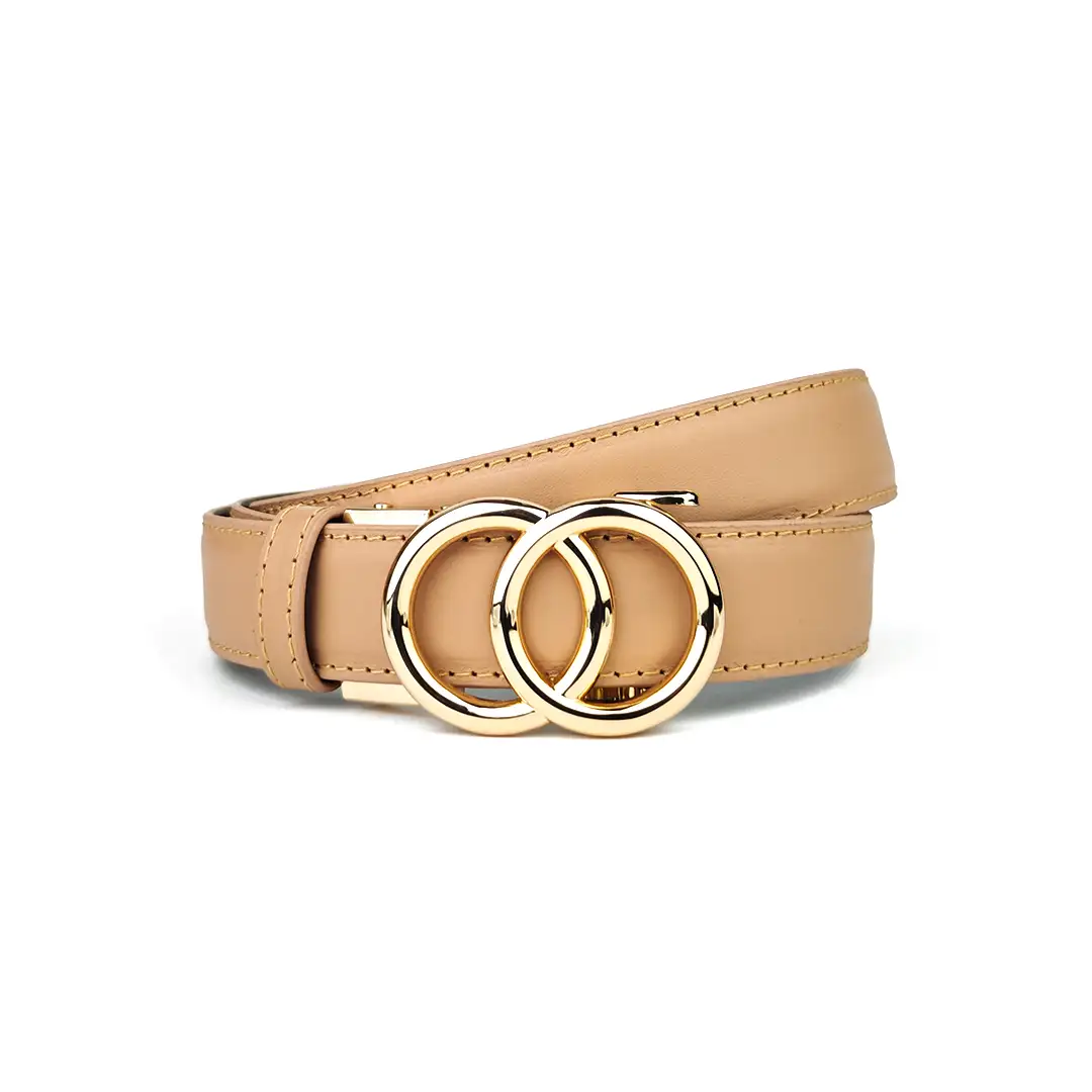 Gold Halo Nude -No Hole Slim  Belt