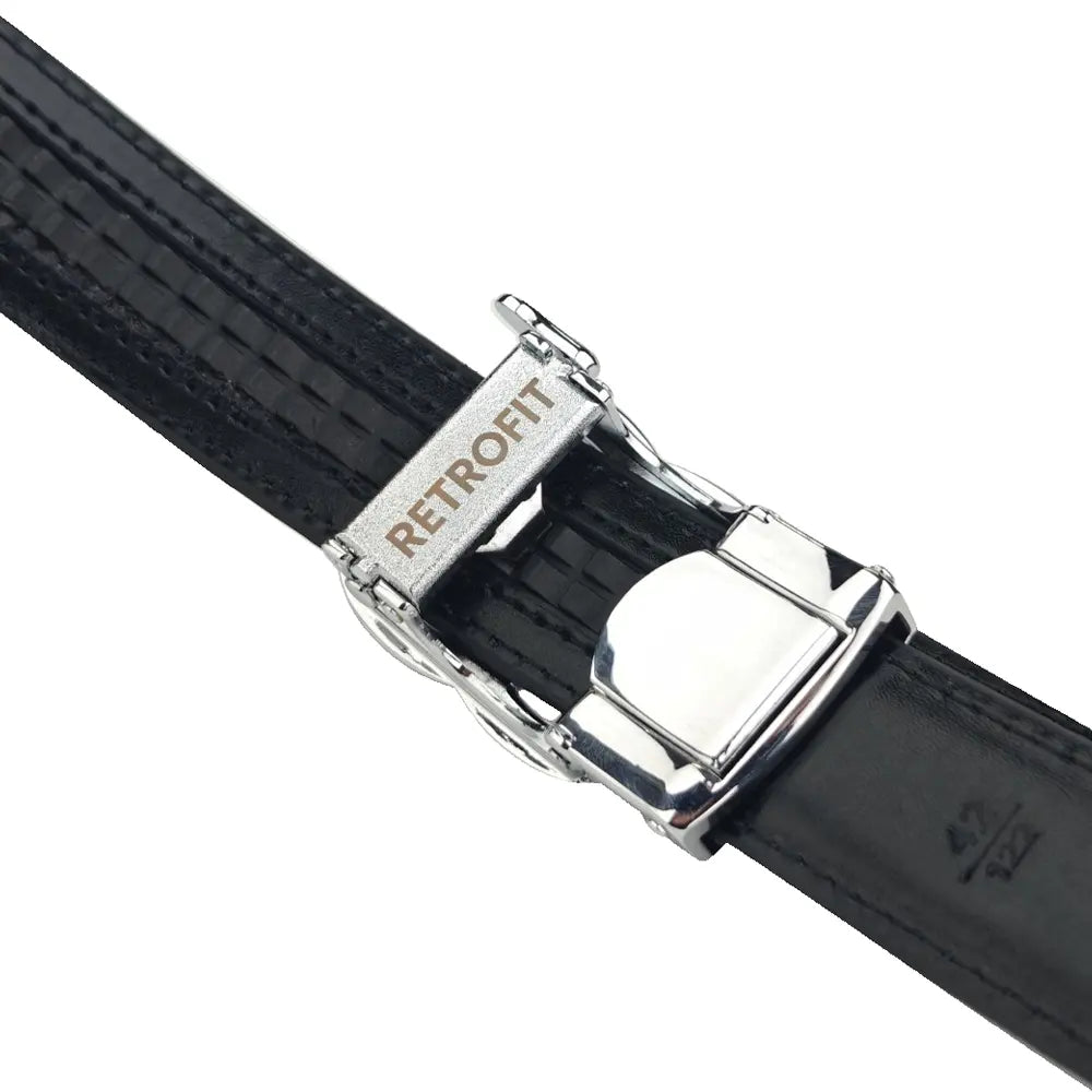 Gold Halo Sapphire- No Hole Slim Belt