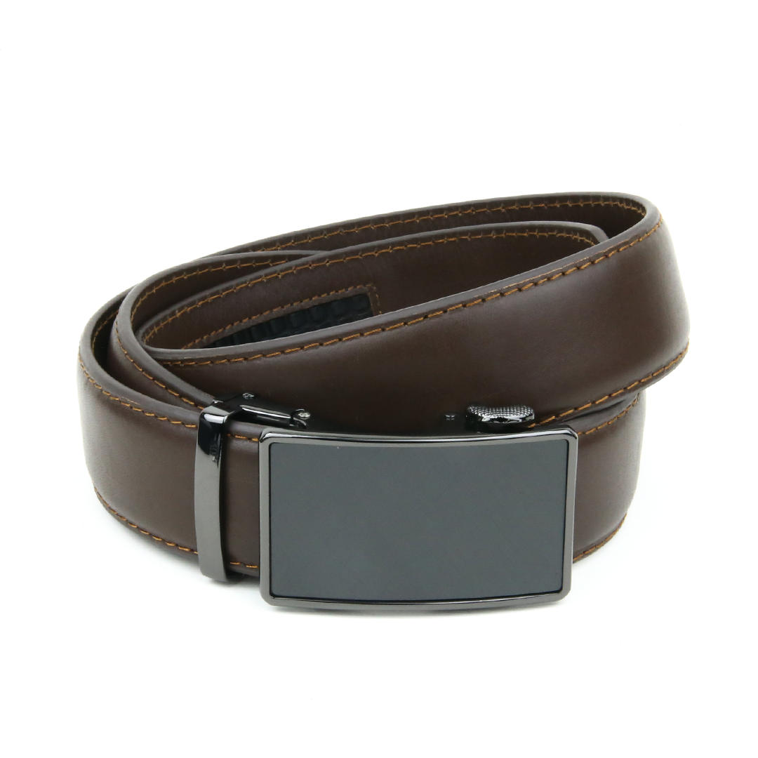 Battleship - Top Grain No Hole Leather Belt