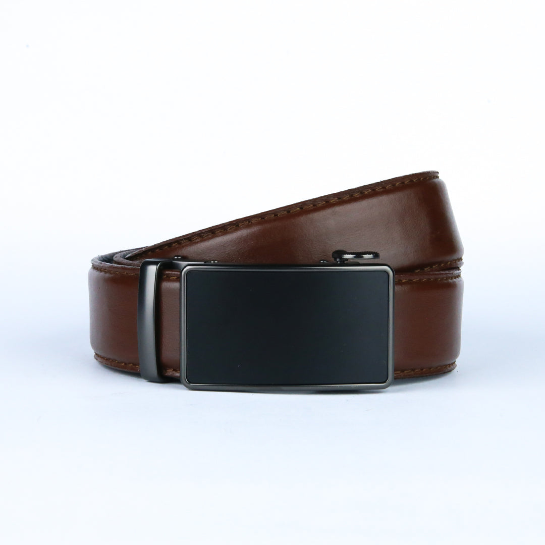 Battleship - Top Grain No Hole Leather Belt
