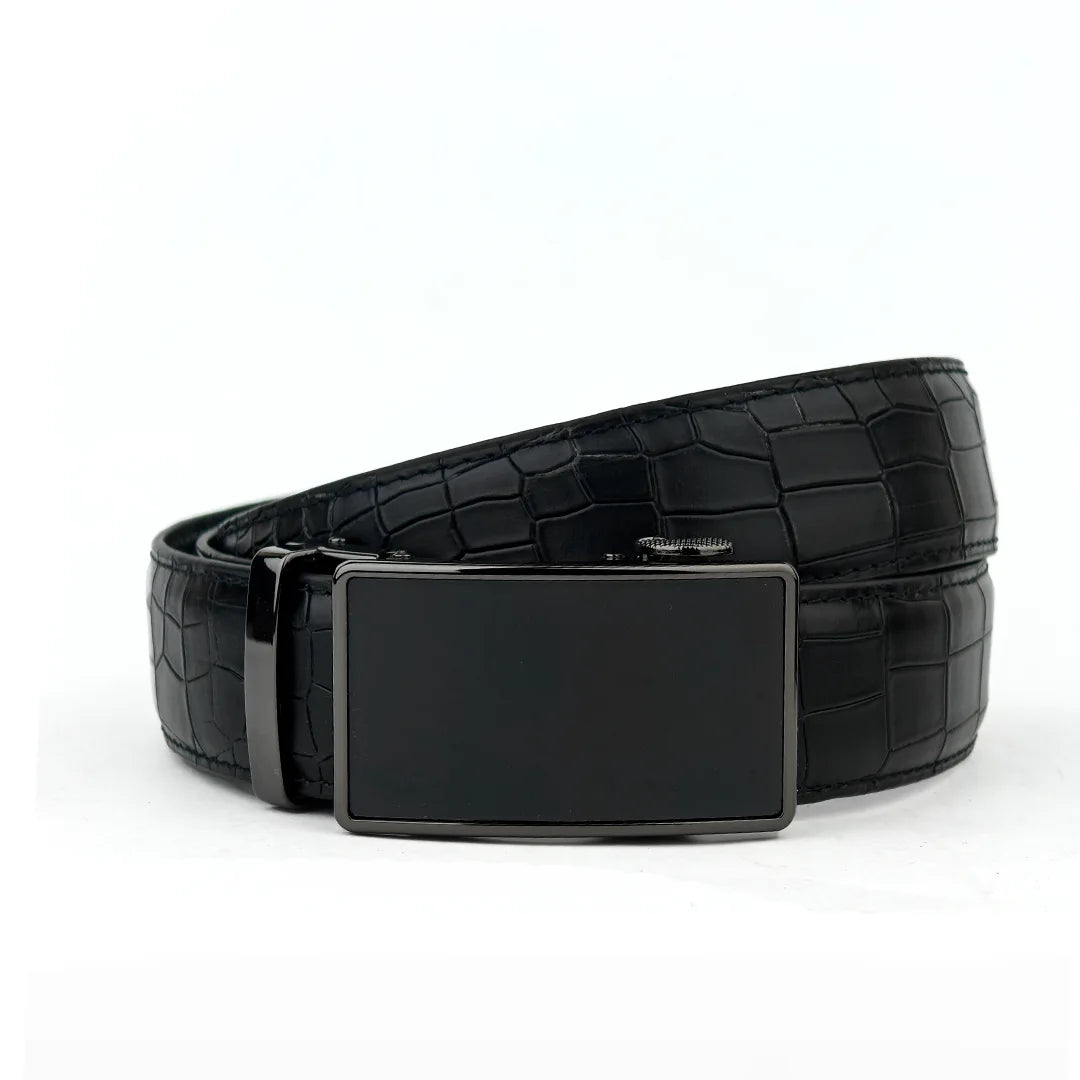 Battleship - Top Grain No Hole Leather Belt