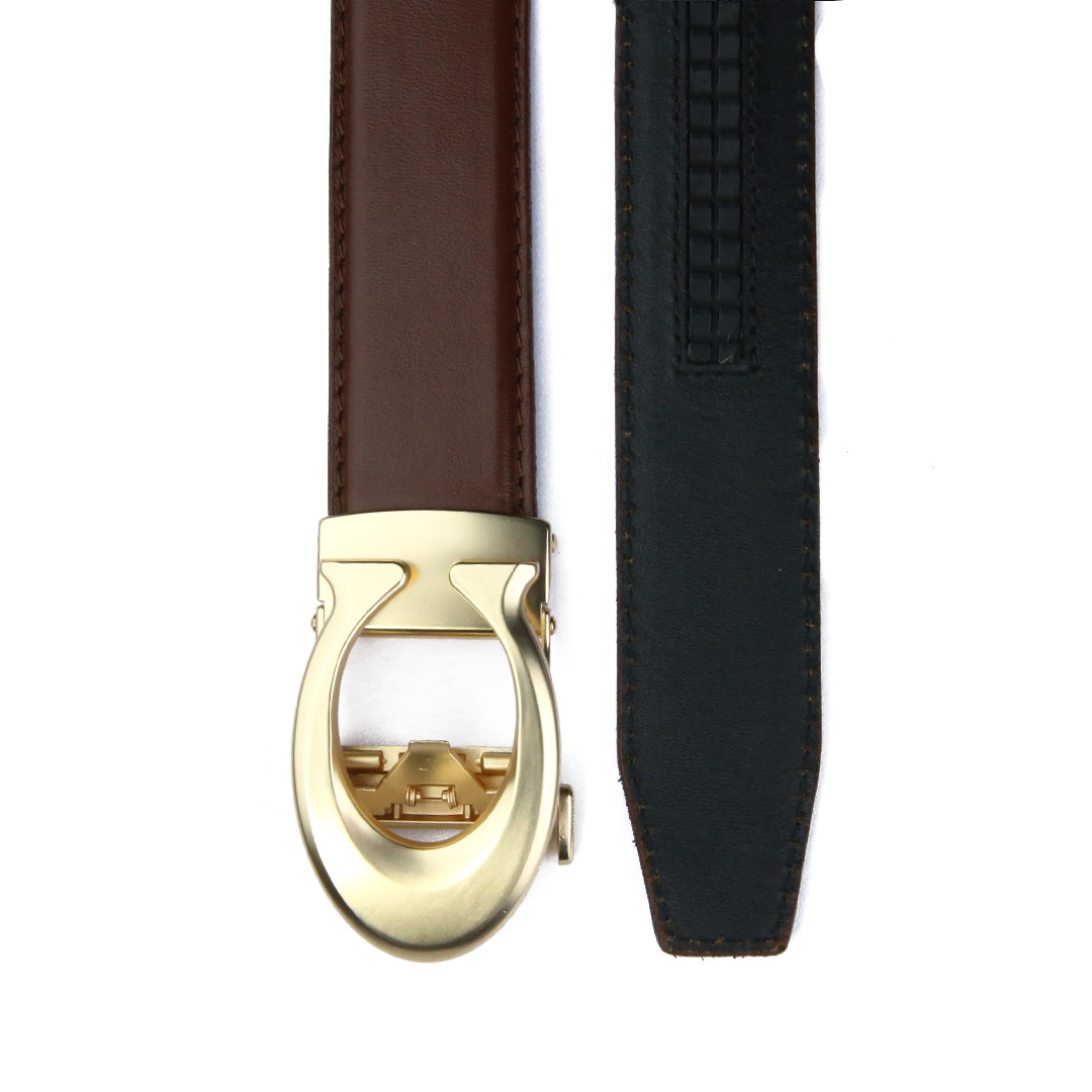 Curvy Gold- Top Grain Leather