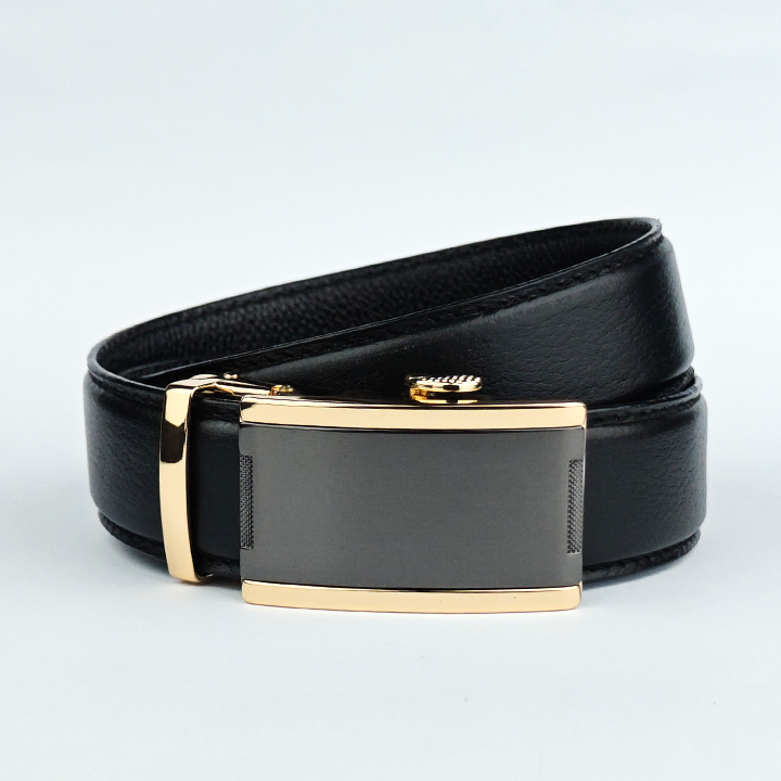 Traditional Gold - Top Grain No Hole Leather Belt
