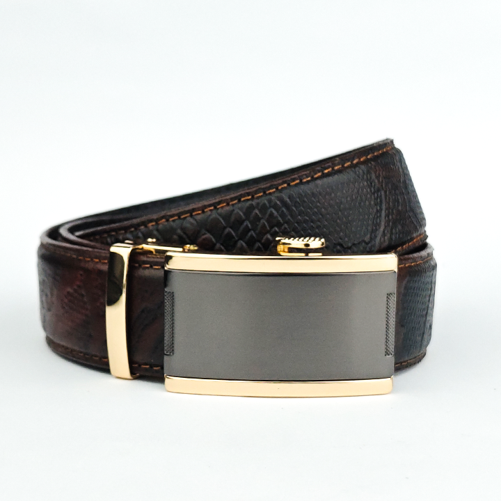 Traditional Gold - Top Grain No Hole Leather Belt