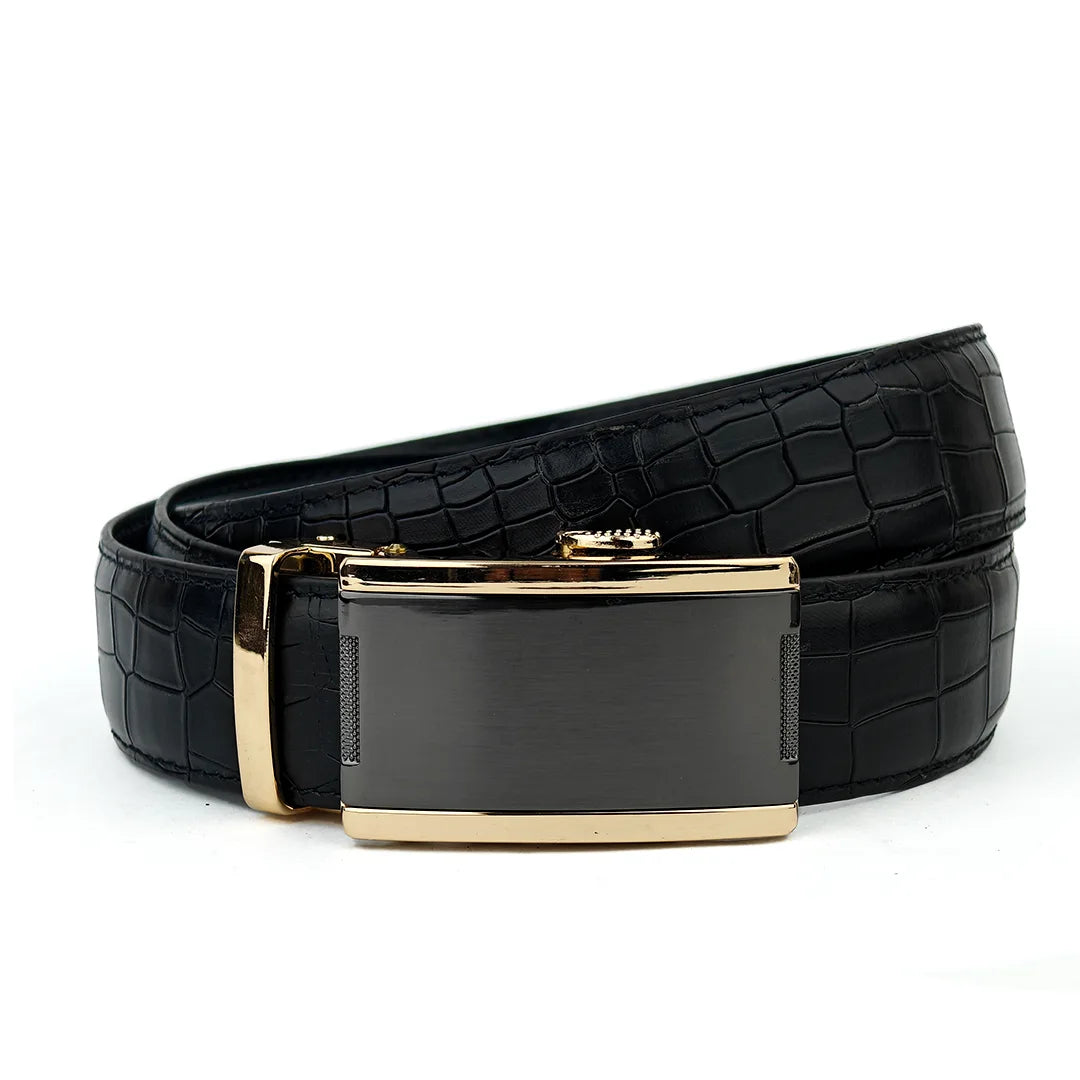 Traditional Gold - Top Grain No Hole Leather Belt