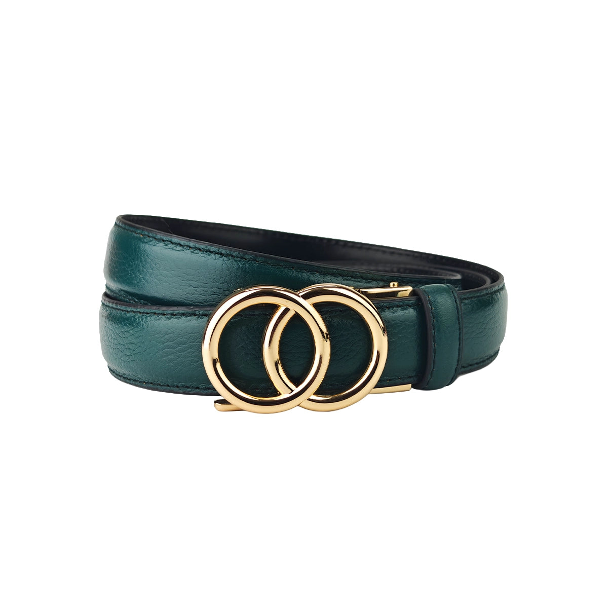 Halo gold Emerald - No Hole Slim Belt