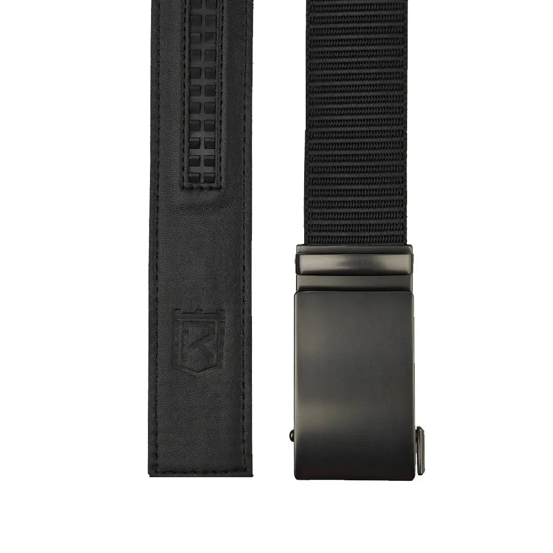 Gum Metal - No-Hole Nylon Belt