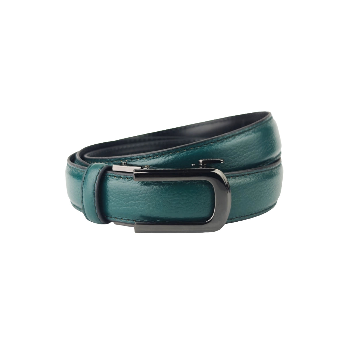 Noir Dune Emerald - No Hole Slim Belt