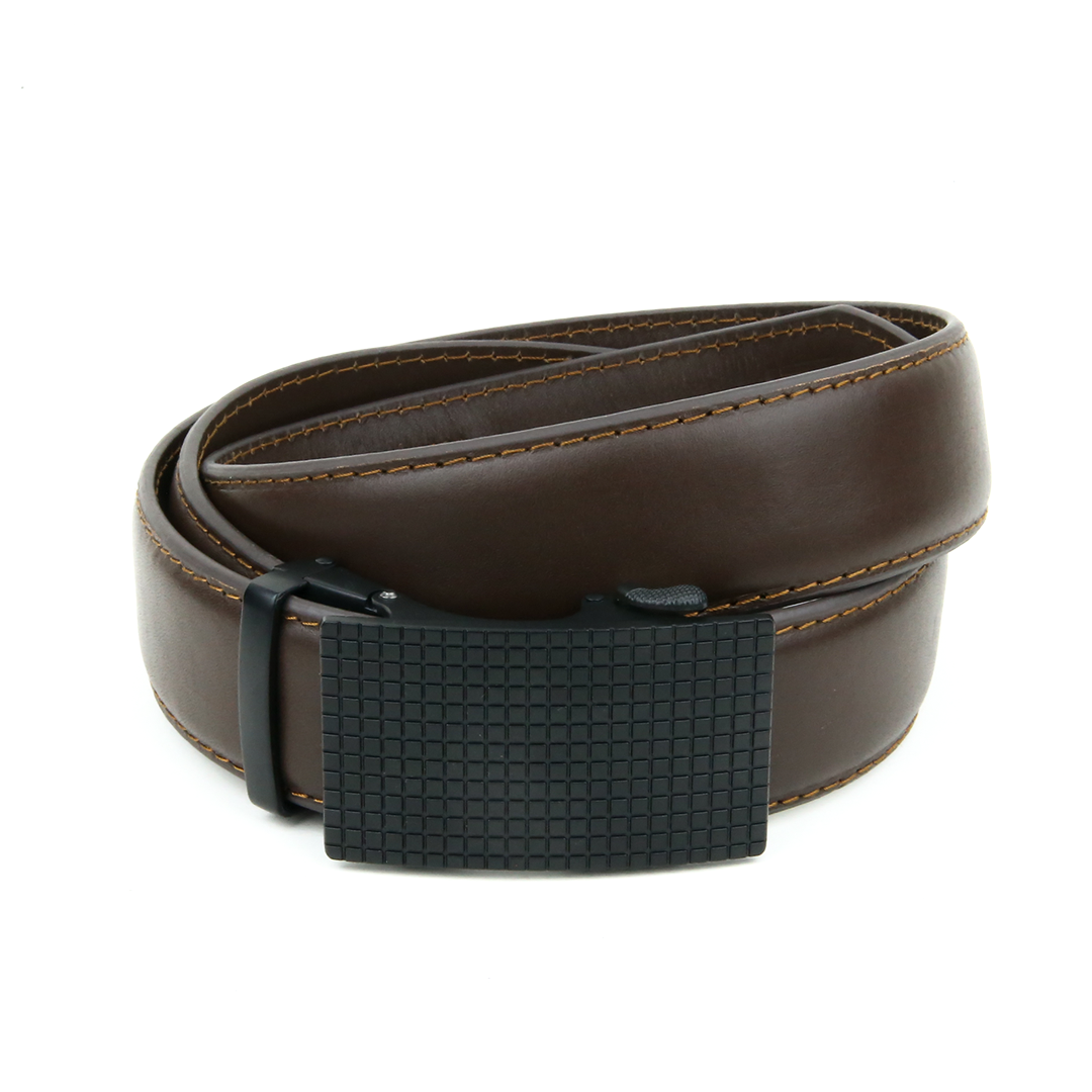 Luxury Men’s No Hole Leather Belt in Pakistan, Automatic Micro Adjustable leather belts 