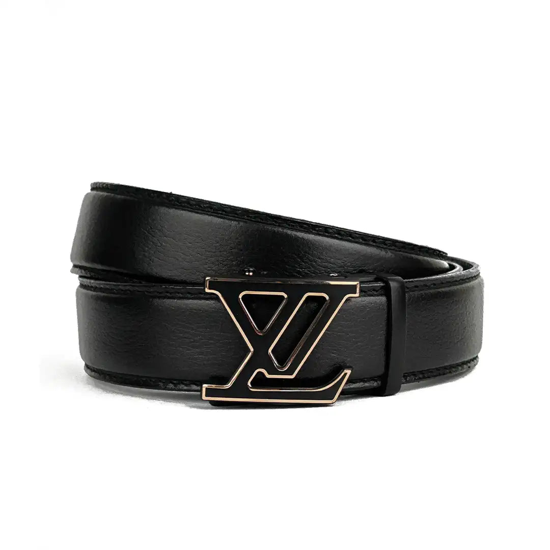 LV- Top Grain No Hole Leather Belt