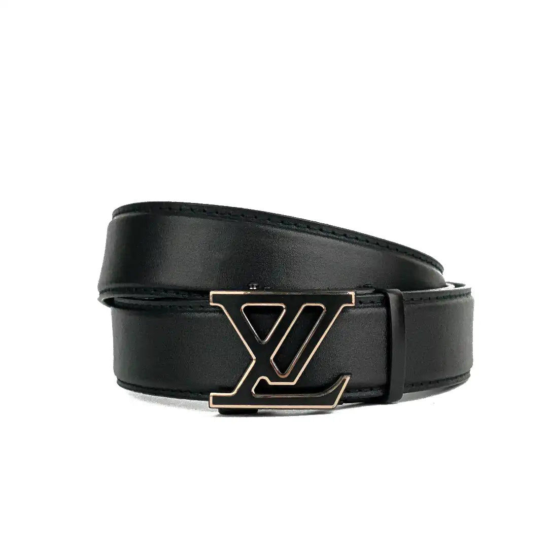 LV- Top Grain No Hole Leather Belt