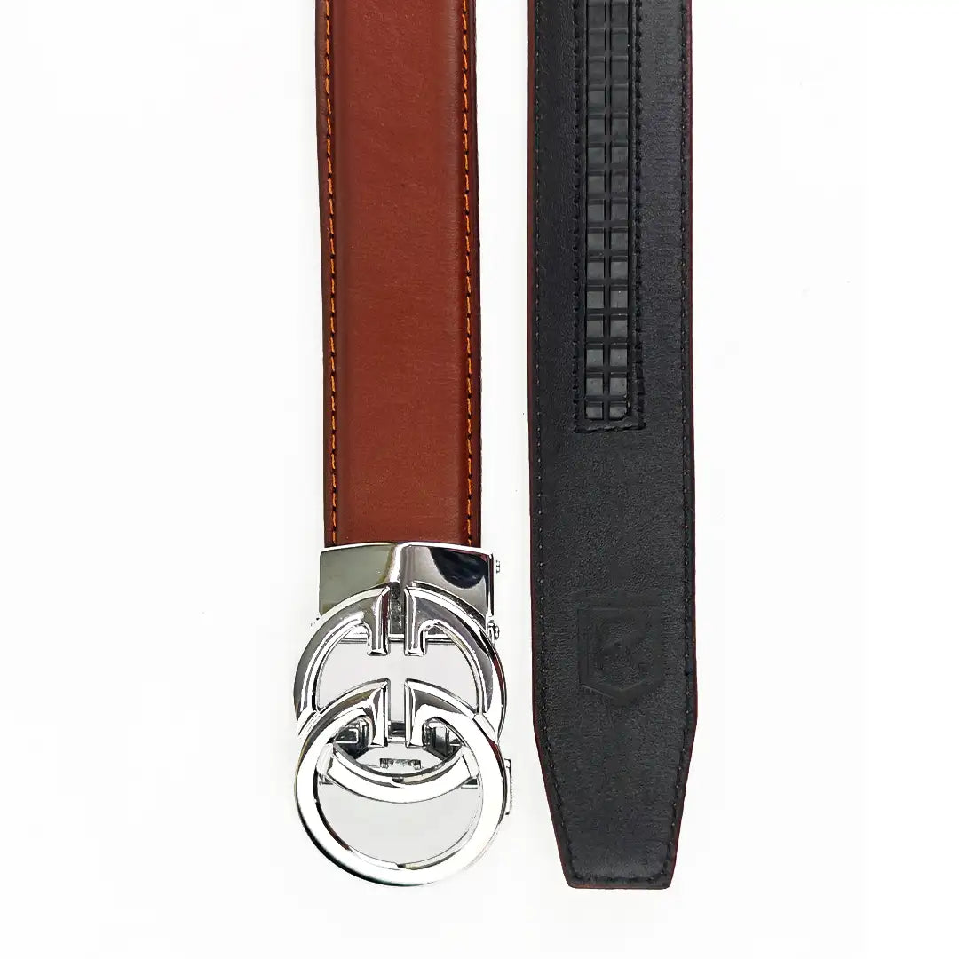 Axis- Top Grain No Hole Leather Belt